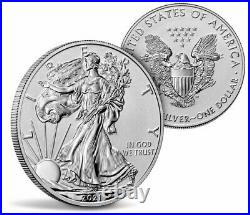American Eagle 2021 One Ounce Silver Reverse Proof Two-Coin Set Designer Editio