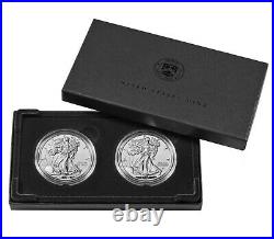 American Eagle 2021 One Ounce Silver Reverse Proof Two-Coin Set PRESALE