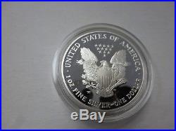 American Eagle 20th Anniversary Silver 3 Coin Set 2006 With Reverse Proof & COA