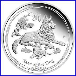 Australia 2018 Year Dog Chinese Lunar 3 Coin Silver German Shepherd Proof Set