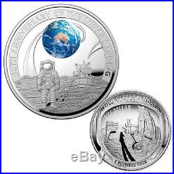 Australia USA 2019 50th Anni Apollo 11 Moon Landing 2-Coin Proof Set