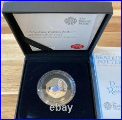 Beatrix Potter Complete 2017 Silver Proof 50p Coins Full Set + COA Royal Mint