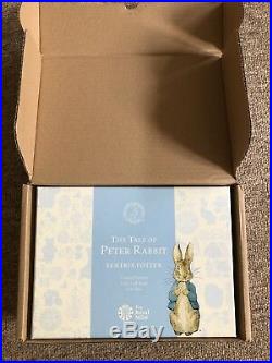 Beatrix Potter The Peter Rabbit Silver Proof Coin And Book Gift Box Set