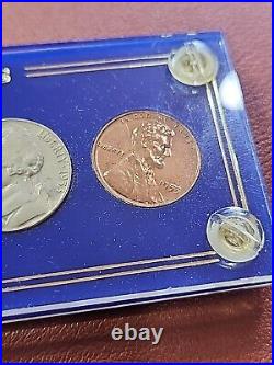 Beautiful 1953 U. S. Mint Silver Proof Set (5) Coins in Capital Holder