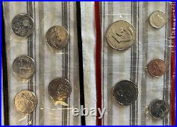 Big Lot of 8 US Mint + Proof Sets, Ike and JFK Silver, JFK 40%, 76 Coins, LOOK