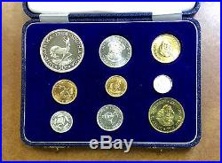 Bjstamps 1964 South Africa Gold 1-2 Rand & Silver Proof Set 3000 Mintage