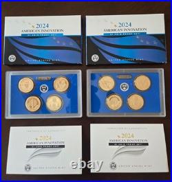 Buy Both 2024 American Innovation $1 Coin Proof Sets. 24ga