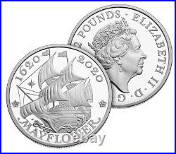 CONFIRMED 400th Anniversary of the Mayflower Silver Proof Coin and Medal Set
