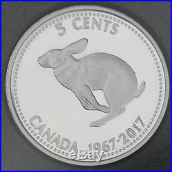 Canada 2017 Commemorative Pure Silver 7-Coin Proof Set 1967 Centennial Coins