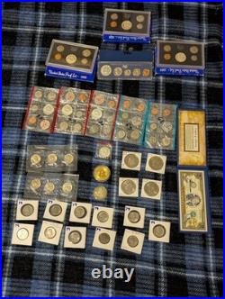 Coin Collection Proof & Uncirculated Sets Pennies Nickels Quarters Dollars