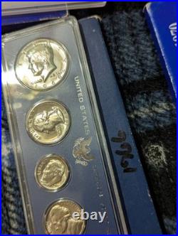 Coin Collection Proof & Uncirculated Sets Pennies Nickels Quarters Dollars