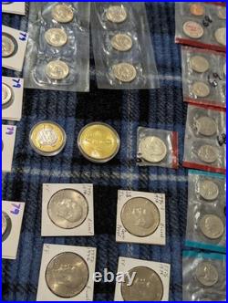 Coin Collection Proof & Uncirculated Sets Pennies Nickels Quarters Dollars