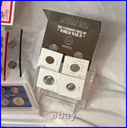 Coin Collection Proof & Uncirculated Sets Pennies Nickels Quarters Silver Dollar Coin Collection Proof & Uncirculated Sets Pennies Nickels Quarters Silver Dollar