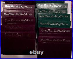 Complete Run Us Mint Clad Proof Sets Dated 1968 To 1998 31 Original Sets