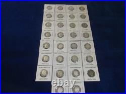 Complete Set of 30 Silver Proof Roosevelt Dimes (1992s-2021s)