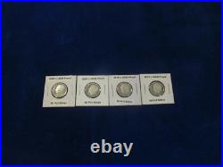 Complete Set of 30 Silver Proof Roosevelt Dimes (1992s-2021s)