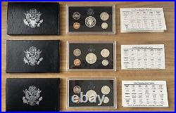 Consecutive Run 30 Silver Proof Sets 1992-2020. Key 2012 2020 2018 Reverse Set