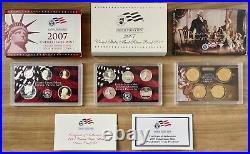 Consecutive Run 30 Silver Proof Sets 1992-2020. Key 2012 2020 2018 Reverse Set