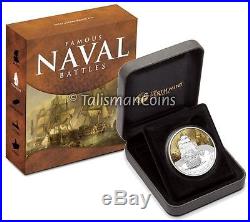 Cook Islands 2010 2011 Famous Naval Sea Battles 5 Coin Set $1 Silver Color Proof