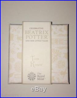 ERROR COIN Beatrix Potter Tom Kitten 2017 UK 50p Silver Proof Coin