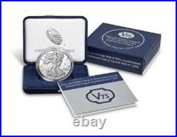 End of World War II 75th Anniversary American Eagle Silver Proof Coin Unopened