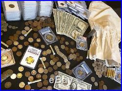 Estate Lot Sale Old US Coins GOLD. 999 SILVER CURRENCY PROOF SET PCGS