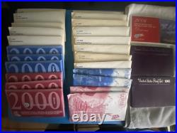 Estate Sale- 24 Unc. US Mint Sets-2 US Proof Sets 1979, 1980, 1999, 2000-2006 Estate Sale- 24 Unc. US Mint Sets-2 US Proof Sets 1979, 1980, 1999, 2000-2006