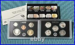 FIFTEEN (15) U. S. Mint SILVER PROOF sets 2009 through 2023