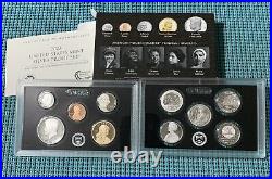 FIFTEEN (15) U. S. Mint SILVER PROOF sets 2009 through 2023