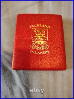 Falkland Islands 25 Pounds 1985 100 Years of Self Sufficiency G2U