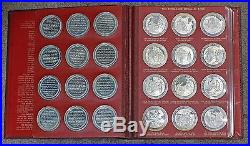 Franklin Mint 19th Century Medalic Bible Medals Sir Edward Thomason Silver Coins