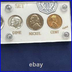 Gem 1955 Silver Proof Set In Brand New Vintage Capital Holder #BN125