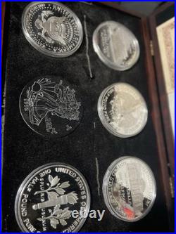 Giant Presidential Proof Set. 999 Silver Limited Edition Giant Presidential Proof Set. 999 Silver Limited Edition