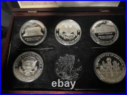 Giant Presidential Proof Set. 999 Silver Limited Edition Giant Presidential Proof Set. 999 Silver Limited Edition