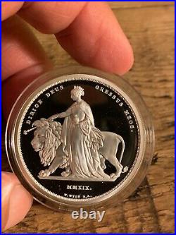 Great Britain 2019 2 Oz Silver Proof Una and the Lion