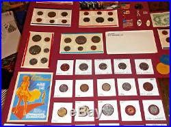 HUGE Antique Estate Coin Lot Collection Mint Sets+Silver+Mint Seal+Ike Dollar