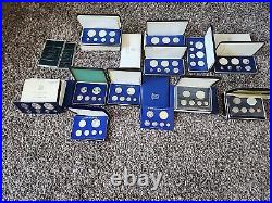 HUGE LOT! 27 British Virgin Islands PROOF coin sets. SILVER! LOW MINTAGE