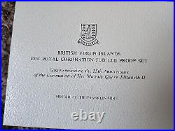 HUGE LOT! 27 British Virgin Islands PROOF coin sets. SILVER! LOW MINTAGE