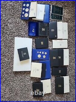 HUGE LOT! 27 British Virgin Islands PROOF coin sets. SILVER! LOW MINTAGE