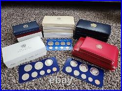 HUGE Lot 27 Sets! Jamaica Proof & Unc 1969-1982. SILVER Low Mintage sets