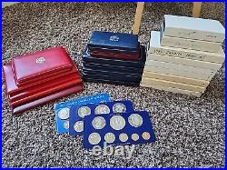 HUGE Lot 27 Sets! Jamaica Proof & Unc 1969-1982. SILVER Low Mintage sets