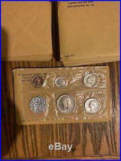 Huge Lot (70) US Mint Silver Proof Sets 1957 1958 1959 1960 1961 1962 1963 1964