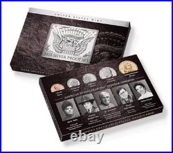 IN HAND 2025 S US Mint Silver Proof Set 10 Coins with Box & COA 25RH, With Penny