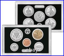 IN-HAND 2025 S US Mint Silver Proof Set 10 Coins with Box & COA 25RH, With Penny