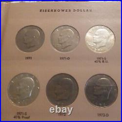 Ike General President Eisenhower Dollar Mint Proof Set Collection Dansco 8176