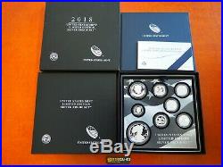 In Stock! 2018 S Proof Silver Eagle Limited Edition Proof Set 18rc In Ogp