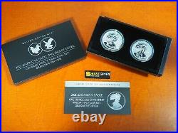 In Stock 2021 W & S Reverse Proof Silver Eagle 2 Coin Designer Edition Set 21xj