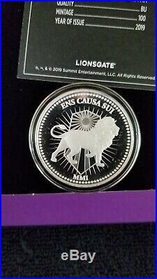 John Wick Silver 1oz silver proof coin. 1out a 100 minted. In original package