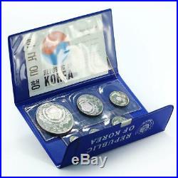 Korea set of 6 coins 5000th Anniversary of Korea proof silver 1970