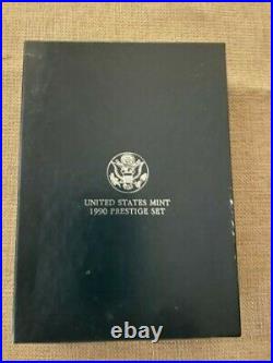 LOT of 3. 1990 1993 1994 U. S. Mint Prestige Proof Sets Original Boxes & COA's